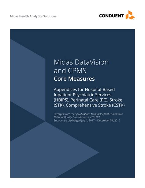 Midas DataVision and CPMS.
